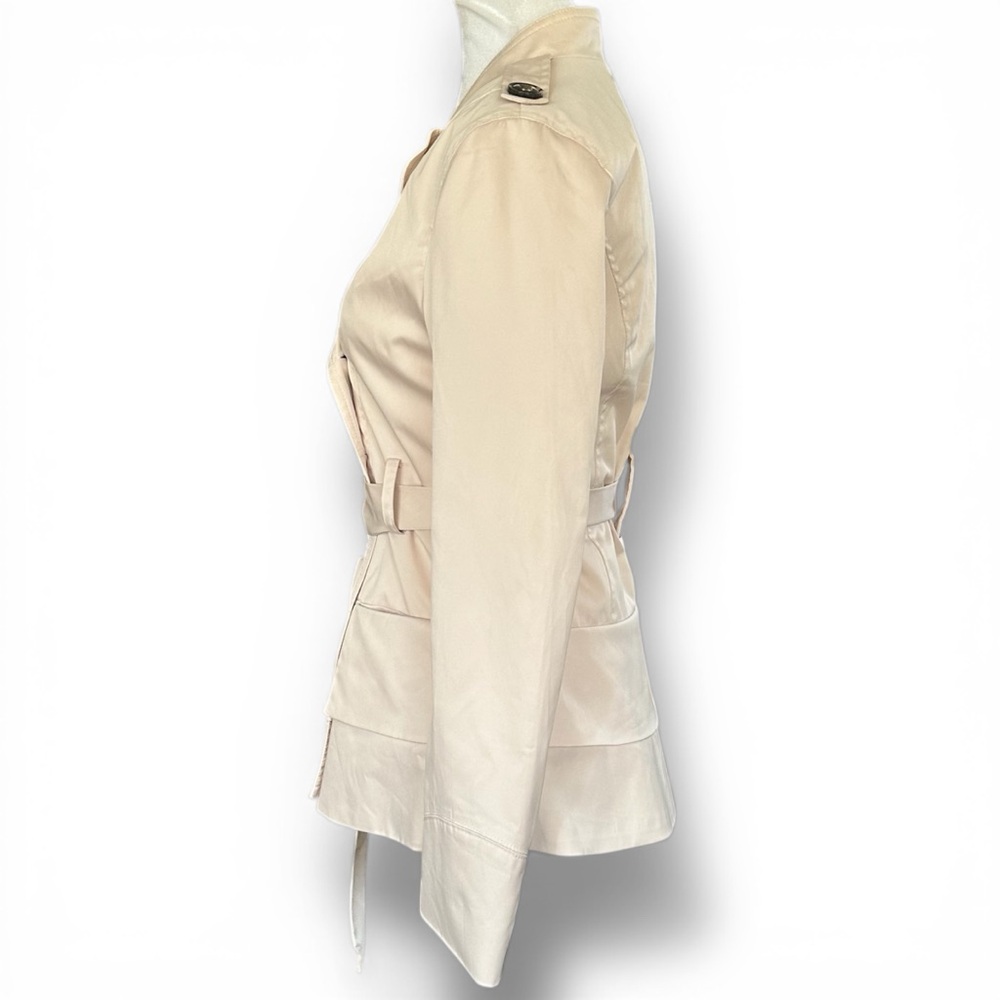 Ina “Lucy Trench” Double-Breasted Trench Coat Size Small - Picture 4 of 8